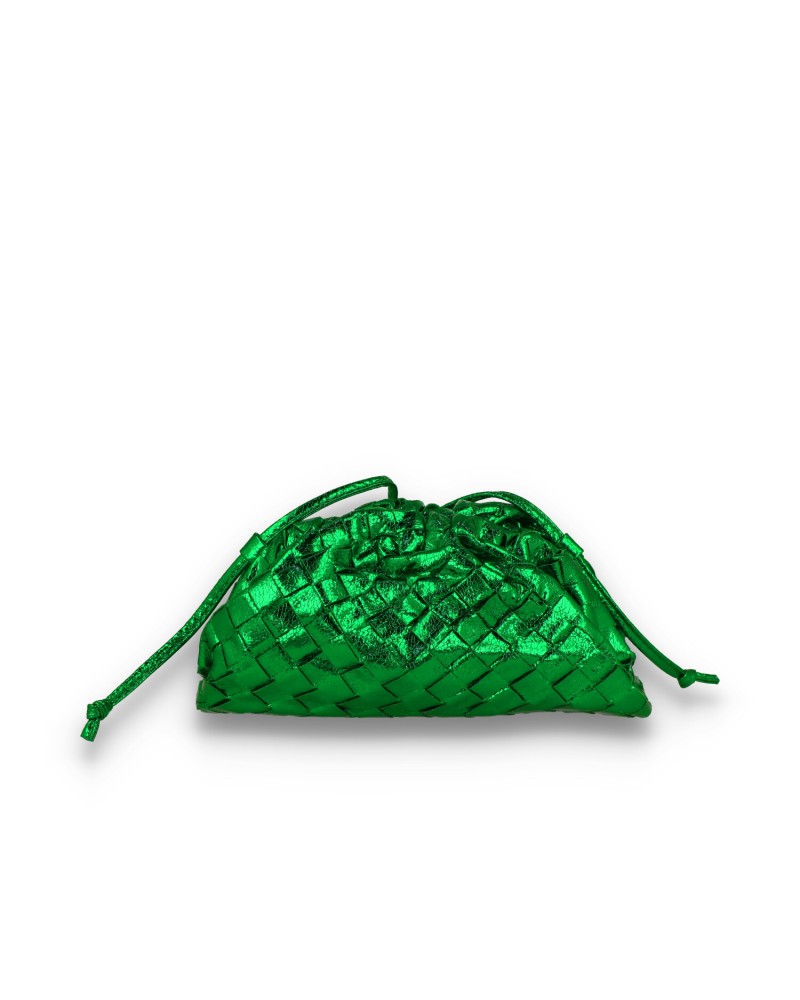 Green Metallic Greta Mini Bag