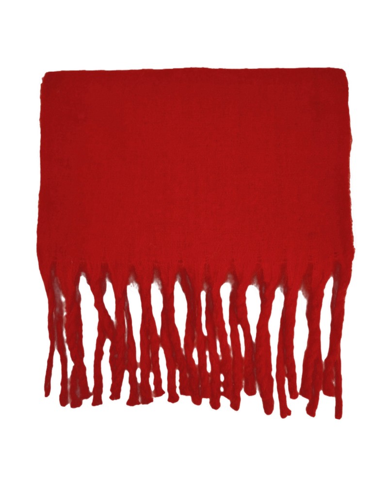Oversized Red Scarf