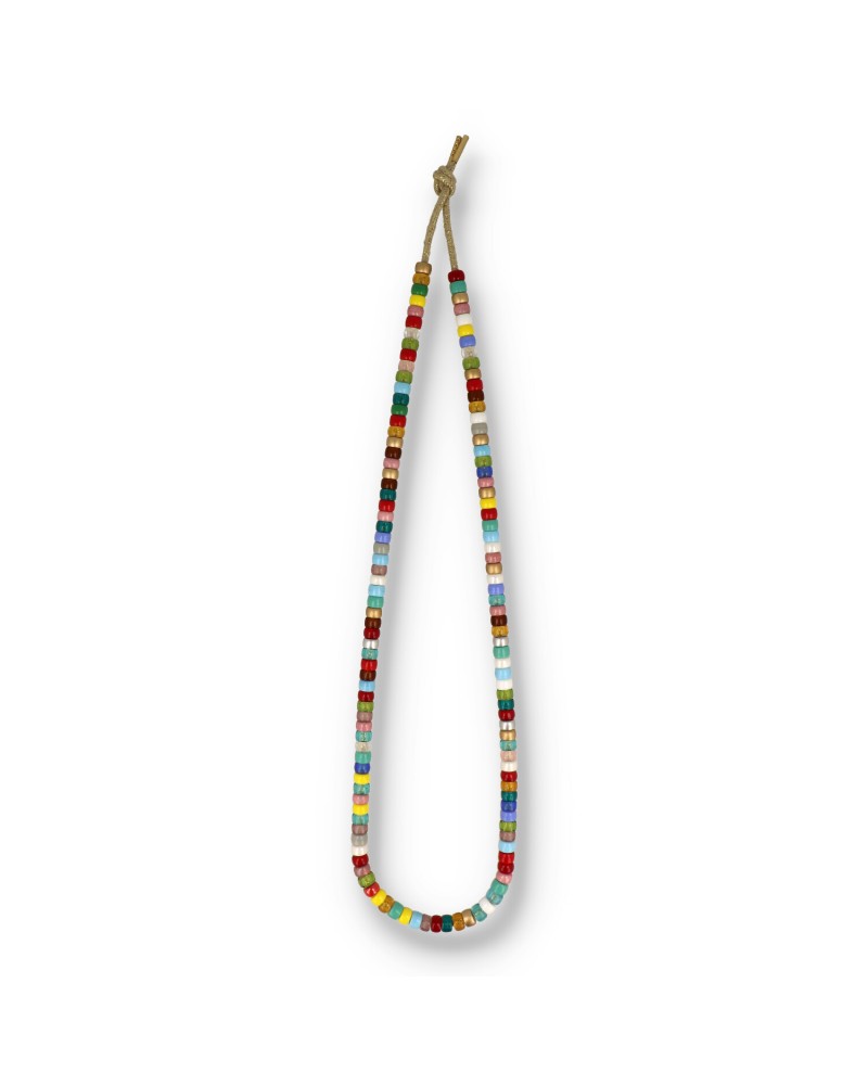 Large Pony Necklace Multicolor