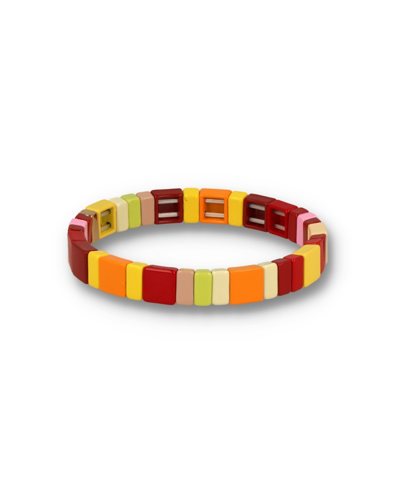 Lego small bracelet red/orange/pink