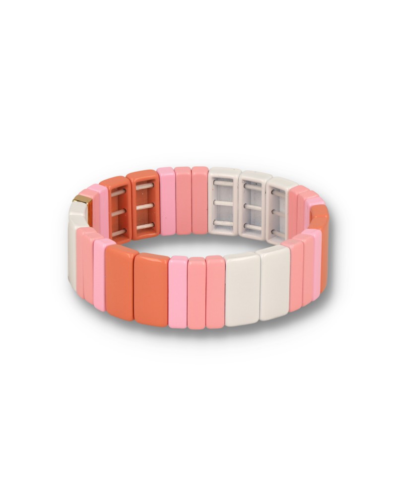 Lego Large Pink/White bracelet