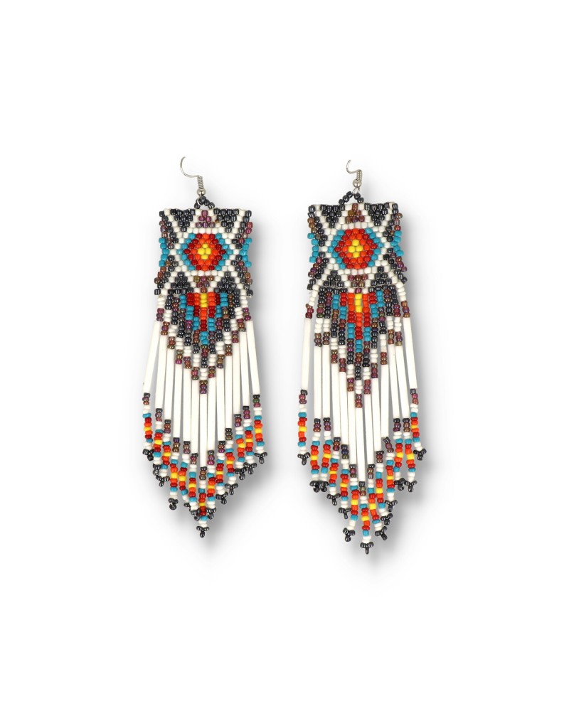 New Mexico Earrings White