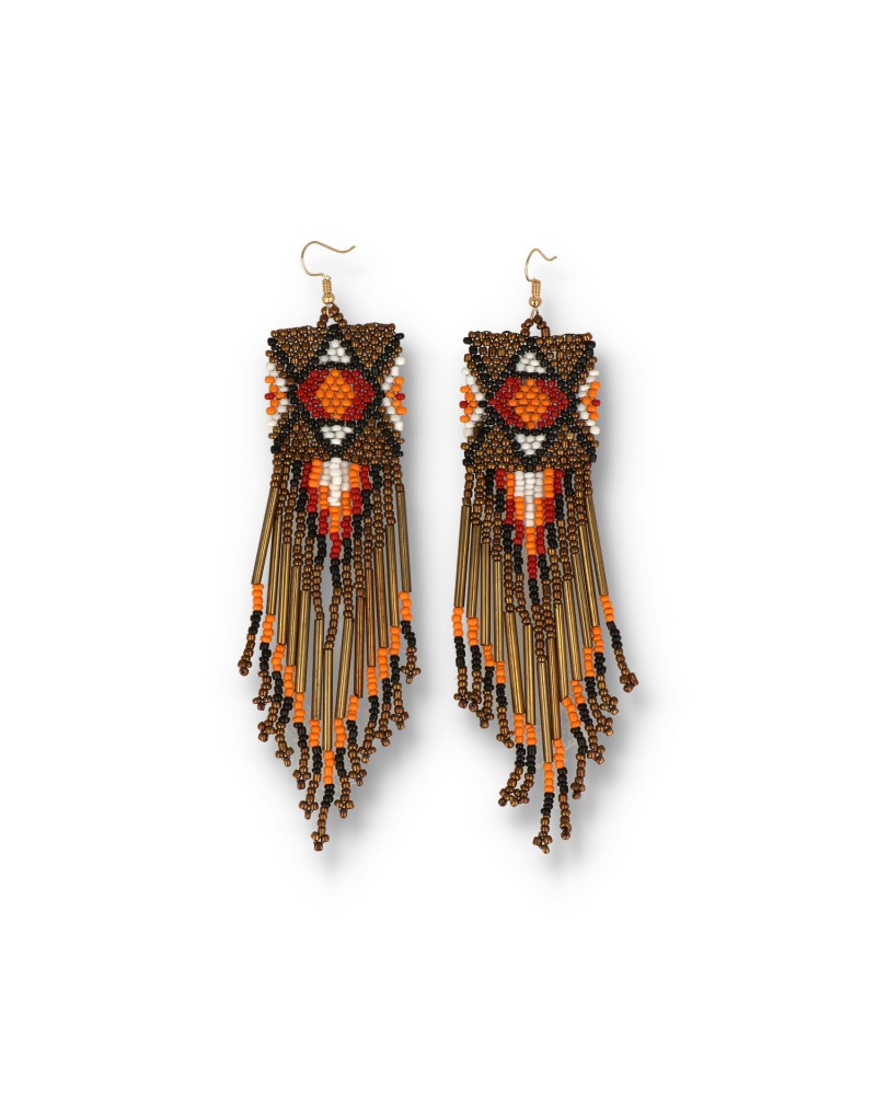 New Mexico Earrings Tobacco