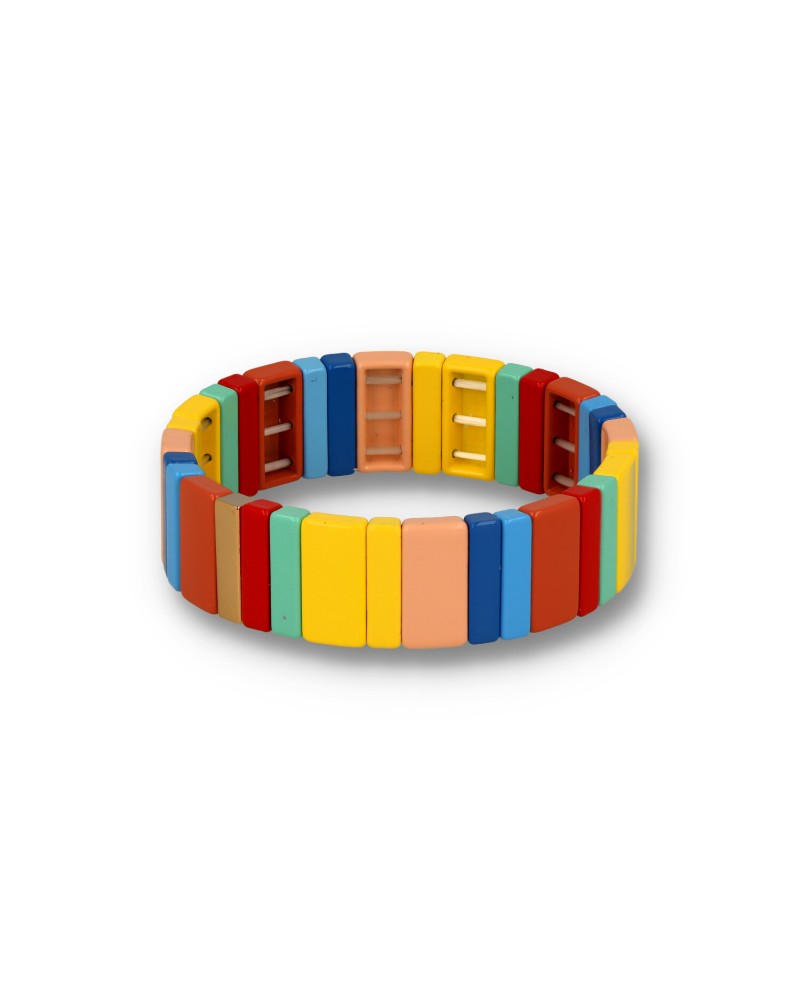 Lego Large Yellow/Pink/Red bracelet