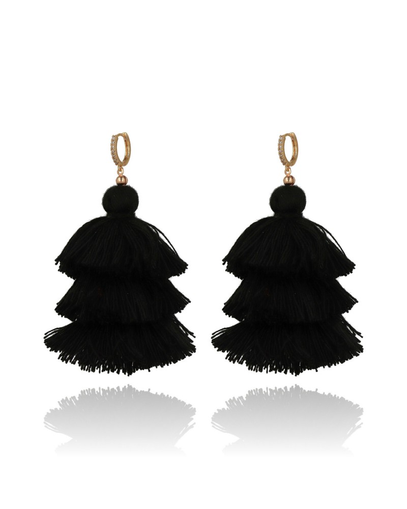 Soraya earrings black